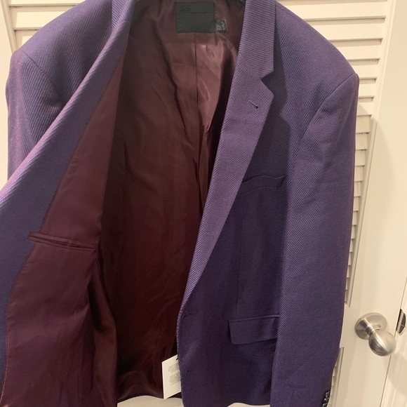 ASOS Berry Twill 3-pc suit - Picture 2 of 4